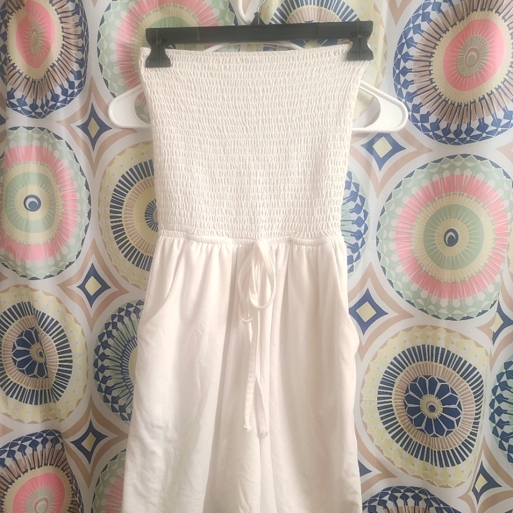 ZENANA small white romper